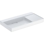 Lavabo serie Geberit ONE CleanDrain, 90x48cm, Toma de grifo=Sin, Rebosadero=Sin